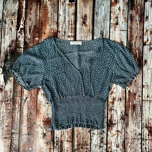 Paper Crane Floral Top